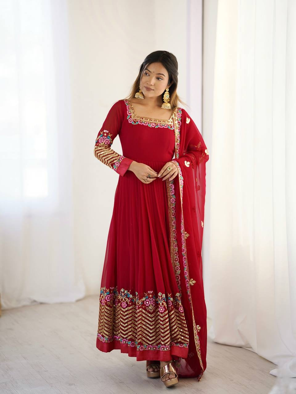 Elegant Anarkali Set