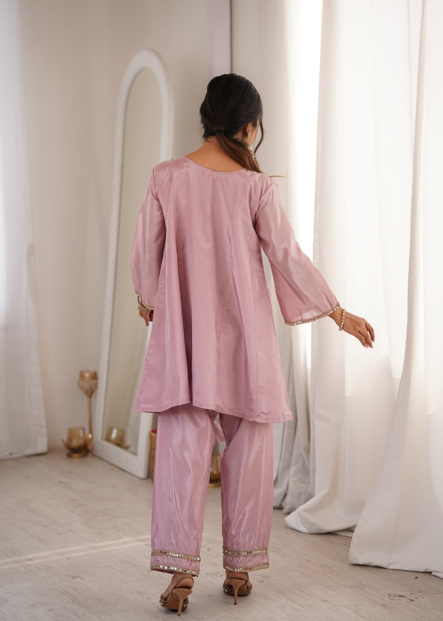 Mirror Muse Co-Ord Set – Ethnic Kurti & Batwa Combo