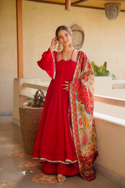 Heritage Flair Anarkali – Tabby Silk Occasion Wear