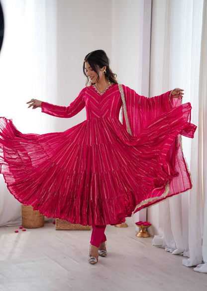 Festive Twirl Anarkali Set