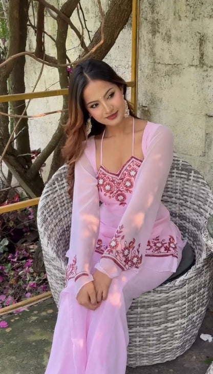 Rosy Bloom Embroidery Set 🌸
