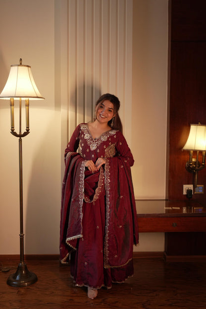 Desi Princess Set – Vichitra Embroidered Elegance