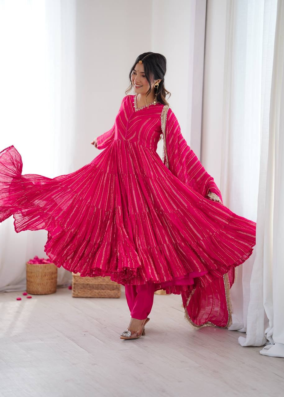 Festive Twirl Anarkali Set