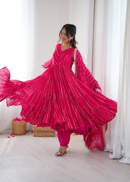 Festive Twirl Anarkali Set