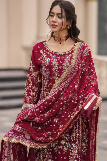 Royal Heavy Embroidered Sharara Suit with Dupatta