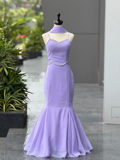 Flare Fish Cut Lehnga