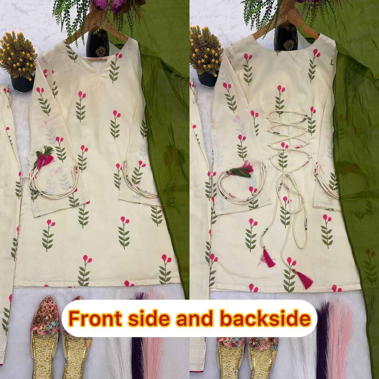 Cotton Comfort Farshi Set – Pure Cambric Elegance