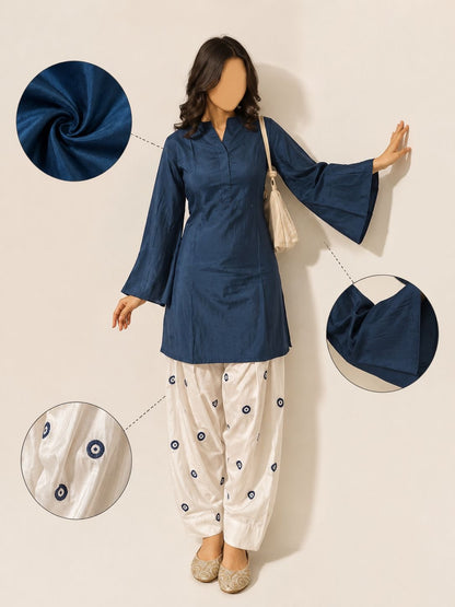 Farshi Style Suit Set – Rayon Thread Work Outfit