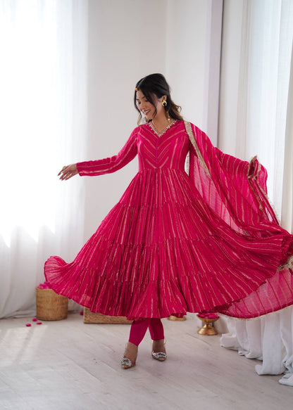 Festive Twirl Anarkali Set