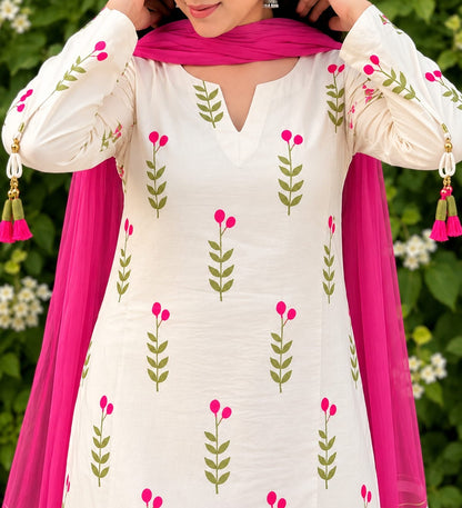 Cotton Comfort Farshi Set – Pure Cambric Elegance