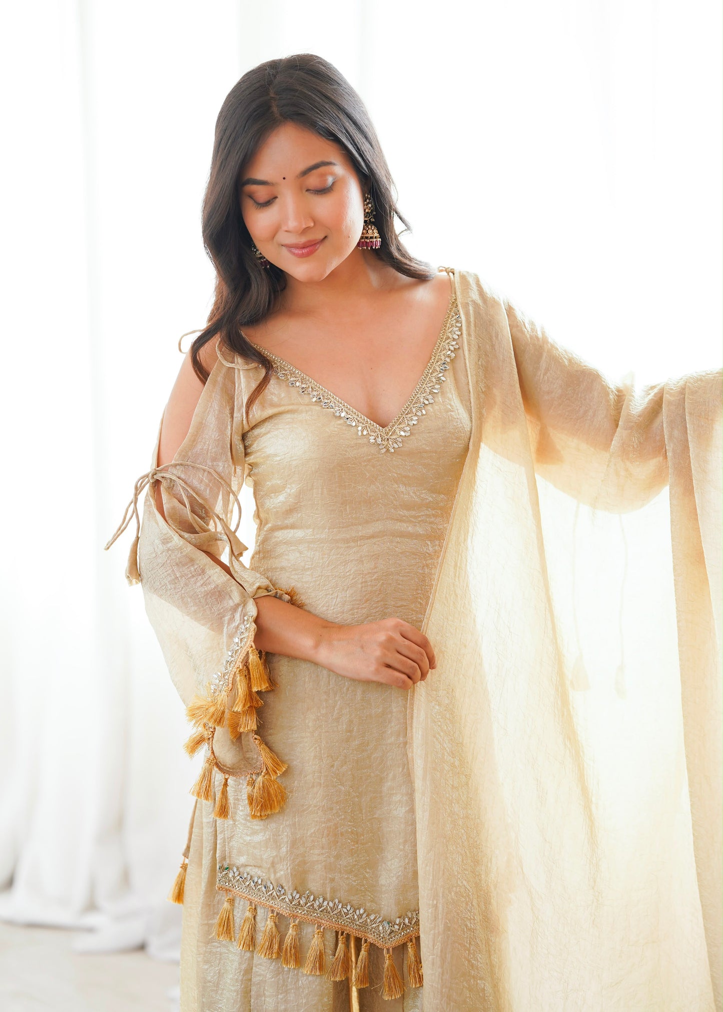 Classic Mirror Plazzo Set – Boutique Ethnic Wear
