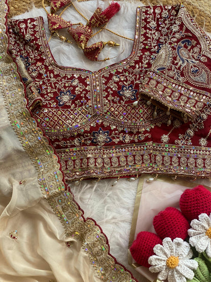 Peacock Collection Saree – Two Tone Rangoli Silk with Heavy Work