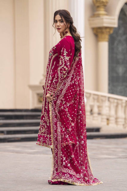 Royal Heavy Embroidered Sharara Suit with Dupatta