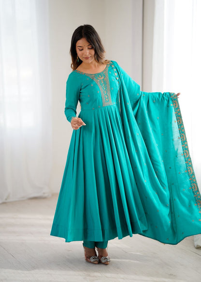 Premium Roman Anarkali