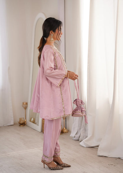 Mirror Muse Co-Ord Set – Ethnic Kurti & Batwa Combo