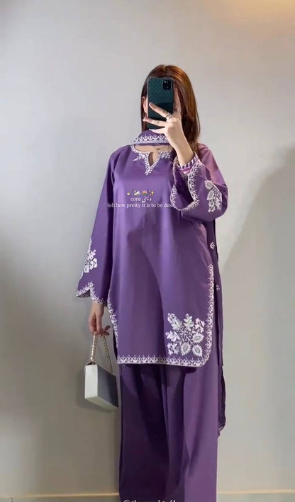 Nawabi Grace Suit – Embroidered Farshi Salwar Collection