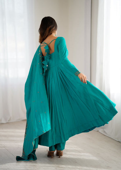 Premium Roman Anarkali