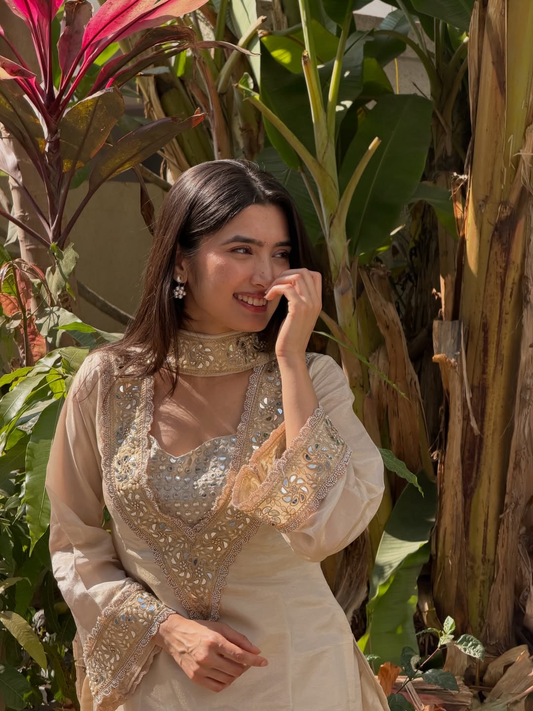Mirror Majesty Sharara Set – Chinon 4 Piece Designer Outfit