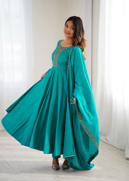 Premium Roman Anarkali