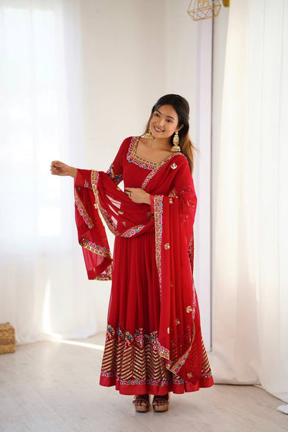 Elegant Anarkali Set