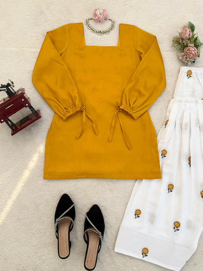 Farshi Style Suit Set – Rayon Thread Work Outfit