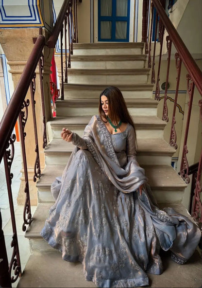 Zehra Royale Fendy Silk Anarkali Set