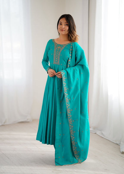 Premium Roman Anarkali