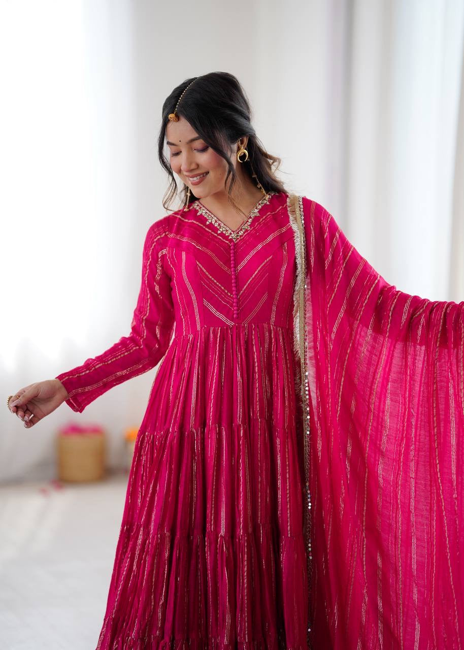 Festive Twirl Anarkali Set