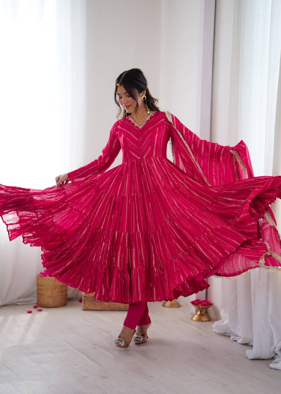 Festive Twirl Anarkali Set