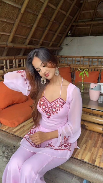 Rosy Bloom Embroidery Set 🌸