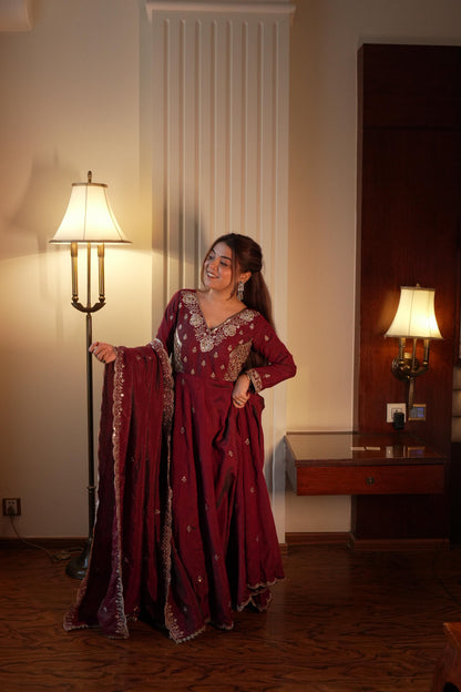 Desi Princess Set – Vichitra Embroidered Elegance