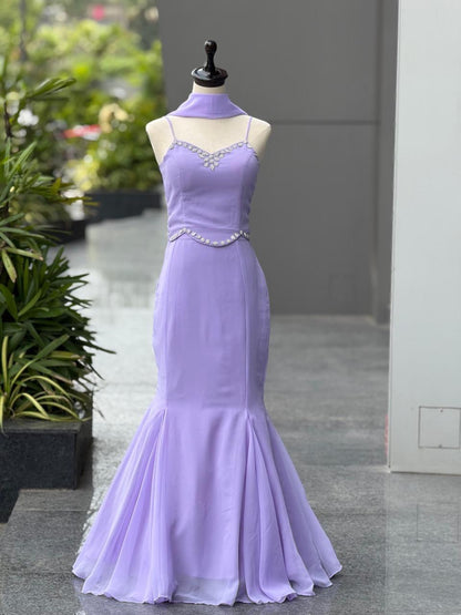 Flare Fish Cut Lehnga