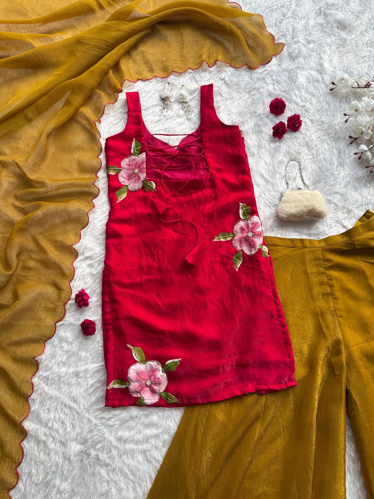 Fusion Artwear Set – Hand Painted Designer Outfit