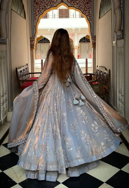 Zehra Royale Fendy Silk Anarkali Set