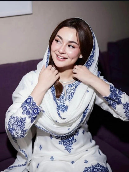 Kurta with Farshi Pant & GMY Silk Dupatta