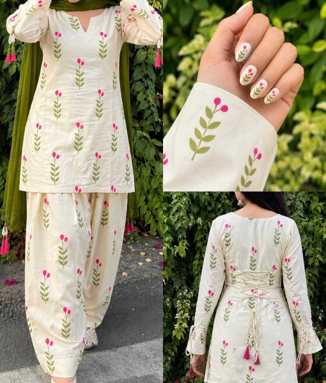 Cotton Comfort Farshi Set – Pure Cambric Elegance