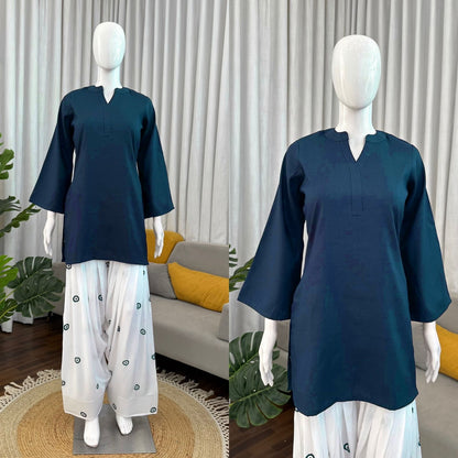Farshi Style Suit Set – Rayon Thread Work Outfit