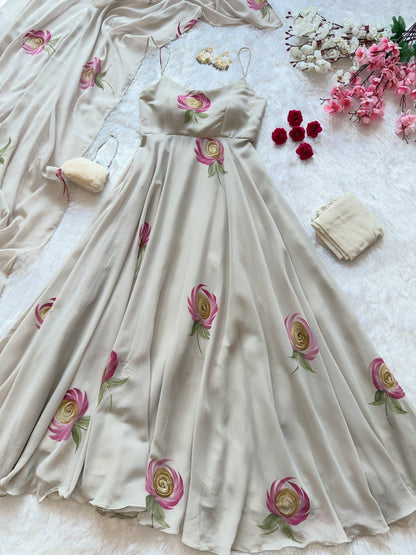 Flowy Anarkali Set