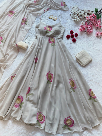 Flowy Anarkali Set